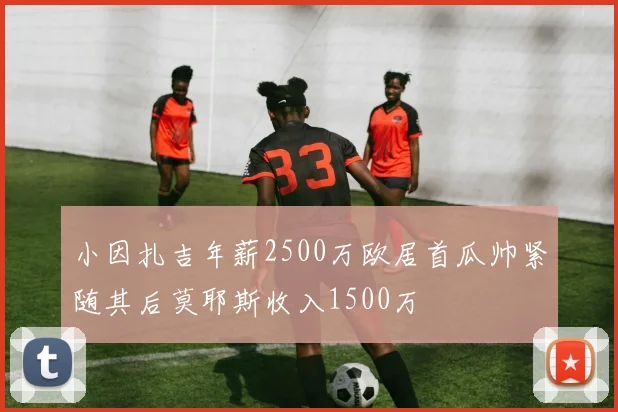 小因扎吉年薪2500万欧居首瓜帅紧随其后莫耶斯收入1500万